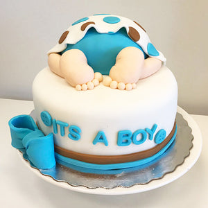 Baby Boy Butt Cake
