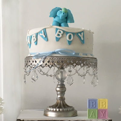 Elephant Blue Cake