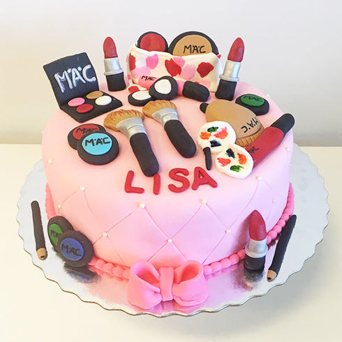 Pretty makeup cake for... - The Cake Lady -Birdsedge | Facebook