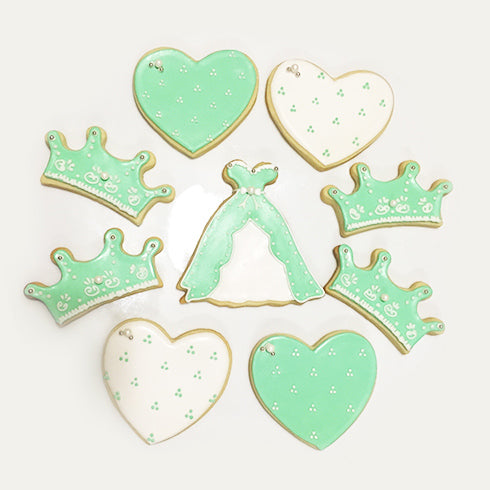 Princess Mint Color Cookies